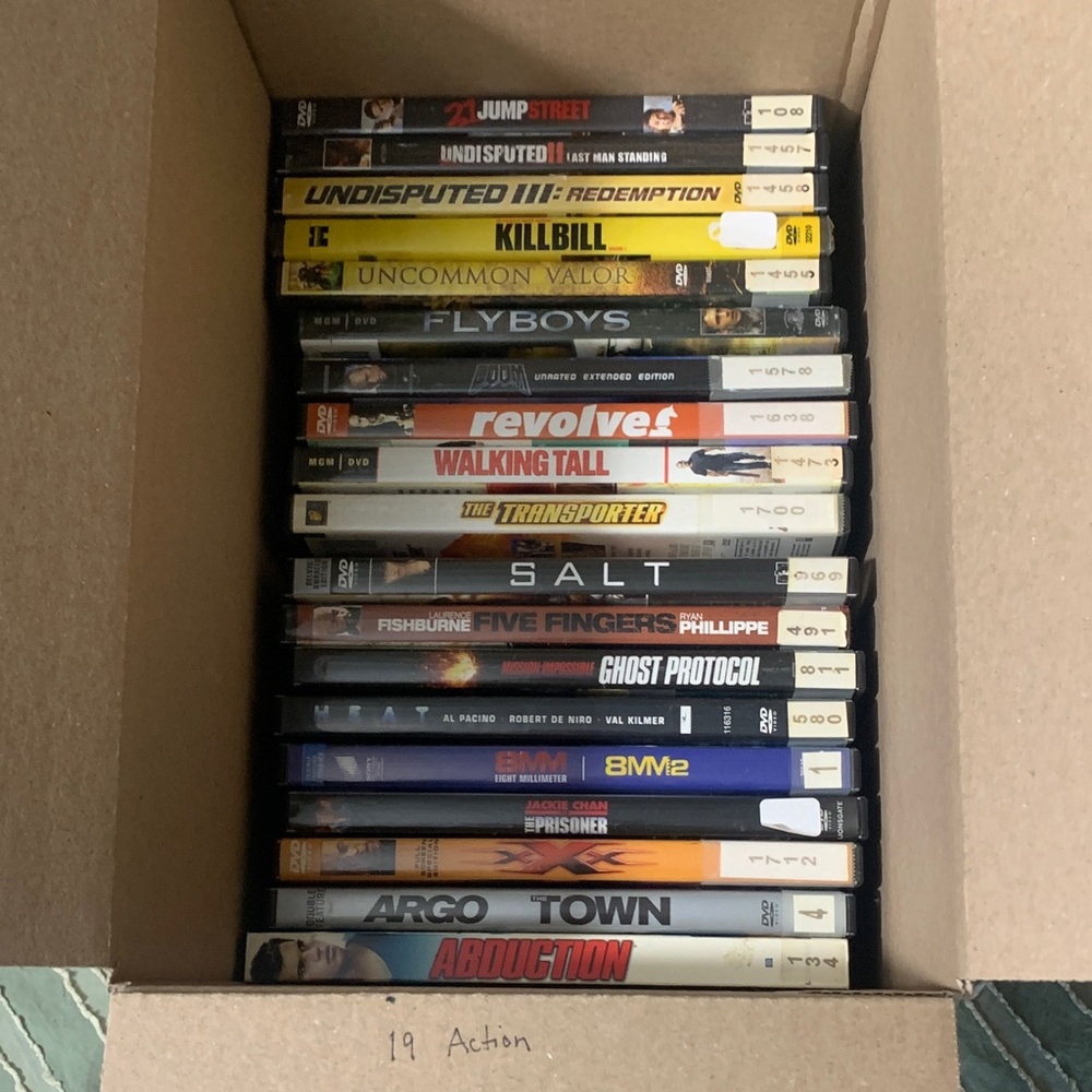 Action Movie DVD Collection (19)